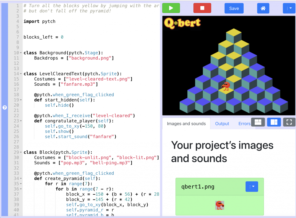 Pytch – a bridge from Scratch to Python programming - Code Week