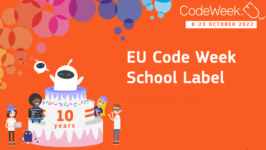 Code Week celebrates its 2022 School Label Code Week