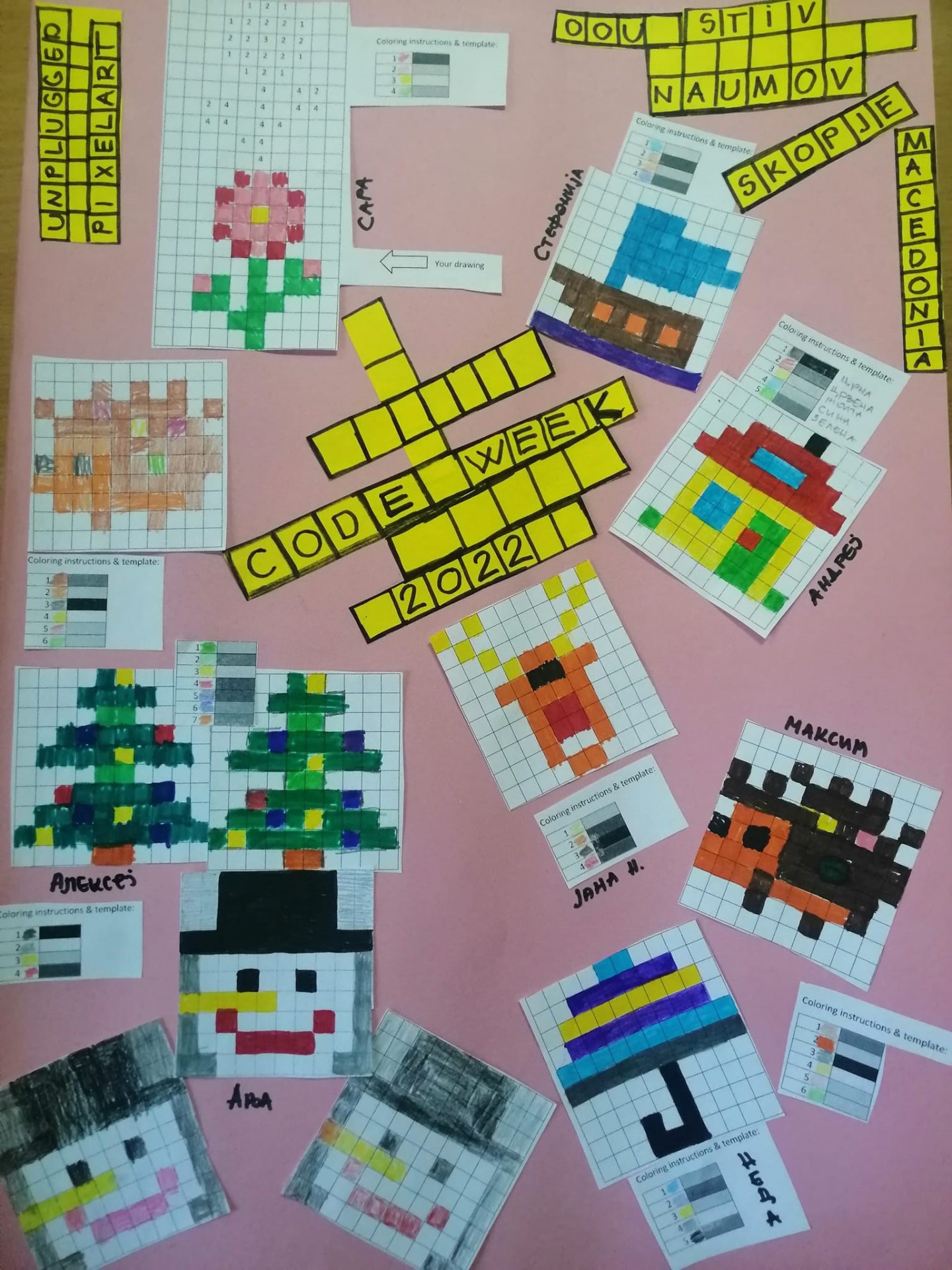 Adventures In Pixeland Unplugged Coding Pixel Art For Kids Code Week adventures-in-pixeland-unplugged-coding-pixel-art-for-kids-code-week